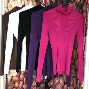 MKM Design Ribbed Turtlenecks (5)
